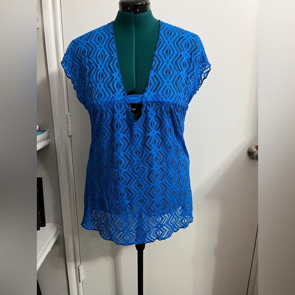 Small/Extra Small Blue Swimsuit cover up